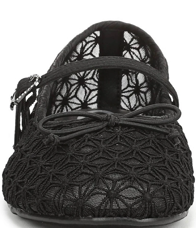 Circus NY by Sam Edelman Sofie Mesh Bow Detail Mary Jane Flats