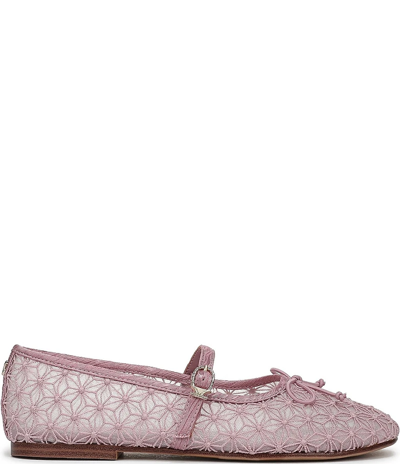 Circus NY by Sam Edelman Sofie Mesh Bow Detail Mary Jane Flats