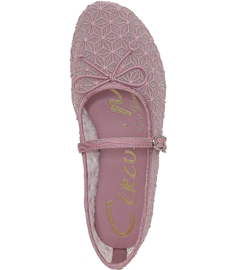 Circus NY by Sam Edelman Sofie Mesh Bow Detail Mary Jane Flats