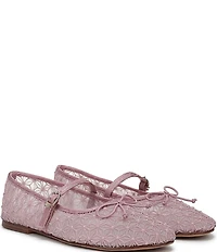 Circus NY by Sam Edelman Sofie Mesh Bow Detail Mary Jane Flats