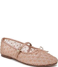 Circus NY by Sam Edelman Sofie Mesh Bow Detail Mary Jane Flats