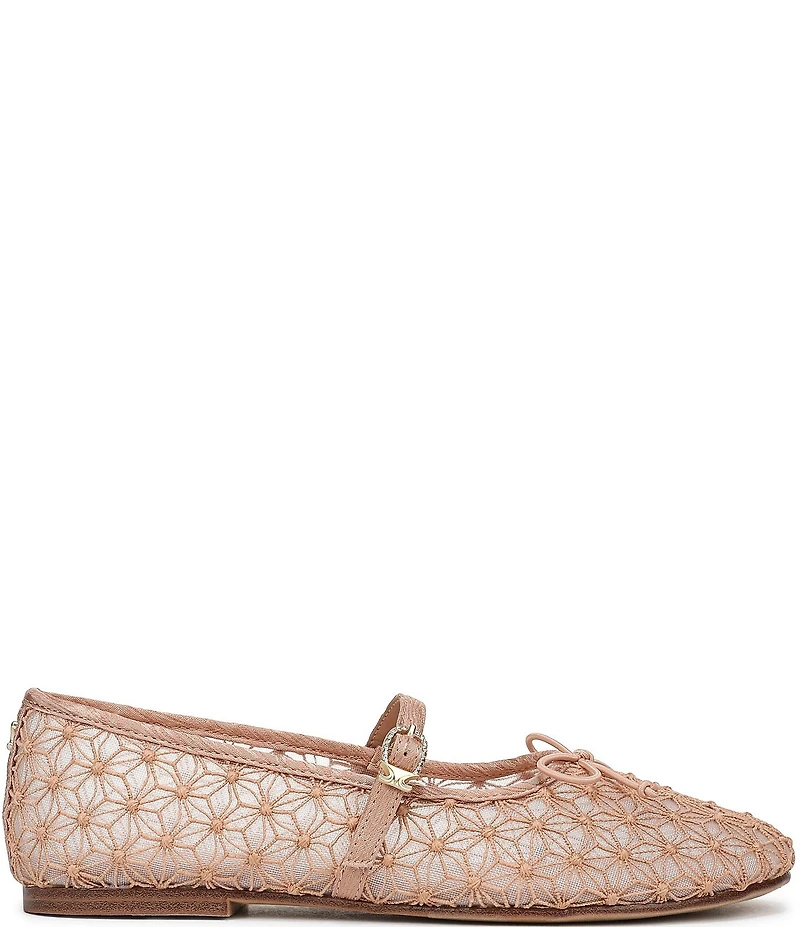 Circus NY by Sam Edelman Sofie Mesh Bow Detail Mary Jane Flats