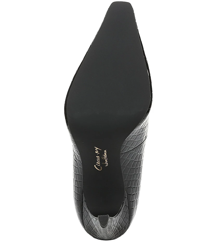 Circus NY by Sam Edelman Solenne Crocodile Embossed Patent Dress Pumps