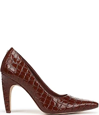 Circus NY by Sam Edelman Solenne Crocodile Embossed Patent Dress Pumps