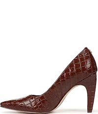 Circus NY by Sam Edelman Solenne Crocodile Embossed Patent Dress Pumps