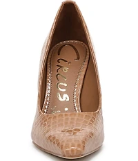 Circus NY by Sam Edelman Solenne Crocodile Embossed Patent Dress Pumps