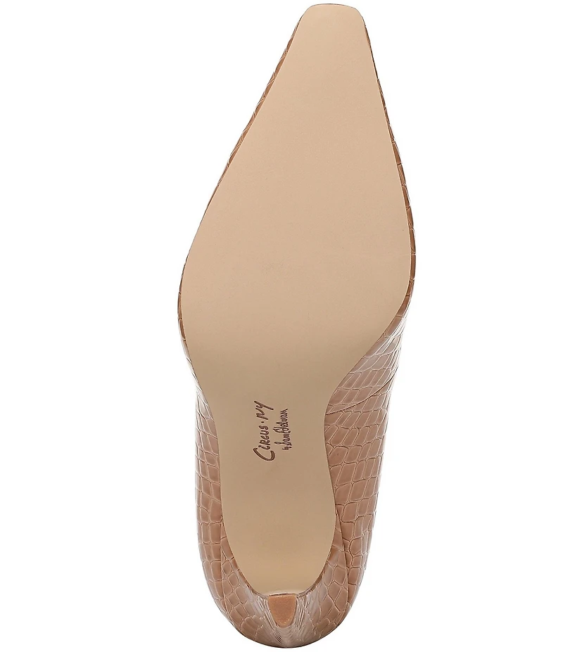 Circus NY by Sam Edelman Solenne Crocodile Embossed Patent Dress Pumps