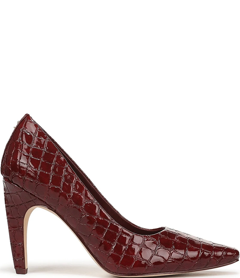 Circus NY by Sam Edelman Solenne Crocodile Embossed Patent Dress Pumps