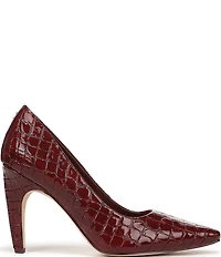 Circus NY by Sam Edelman Solenne Crocodile Embossed Patent Dress Pumps