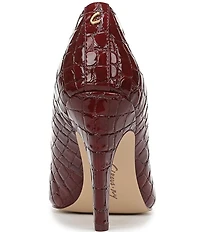 Circus NY by Sam Edelman Solenne Crocodile Embossed Patent Dress Pumps