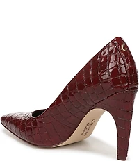 Circus NY by Sam Edelman Solenne Crocodile Embossed Patent Dress Pumps