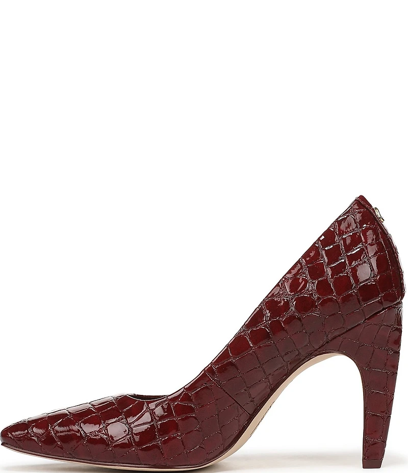 Circus NY by Sam Edelman Solenne Crocodile Embossed Patent Dress Pumps