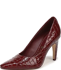 Circus NY by Sam Edelman Solenne Crocodile Embossed Patent Dress Pumps