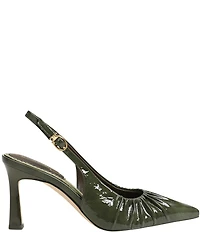 Circus NY by Sam Edelman Tasha Patent Ruched Slingback Dress Pumps