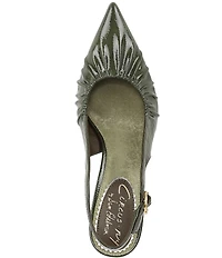 Circus NY by Sam Edelman Tasha Patent Ruched Slingback Dress Pumps