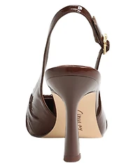 Circus NY by Sam Edelman Tasha Patent Ruched Slingback Dress Pumps