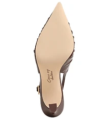 Circus NY by Sam Edelman Tasha Patent Ruched Slingback Dress Pumps