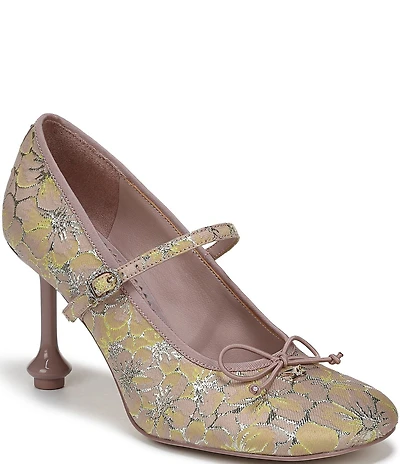 Circus NY by Sam Edelman Vivian Floral Jacquard Bow Mary Jane Ballet Dress Pumps