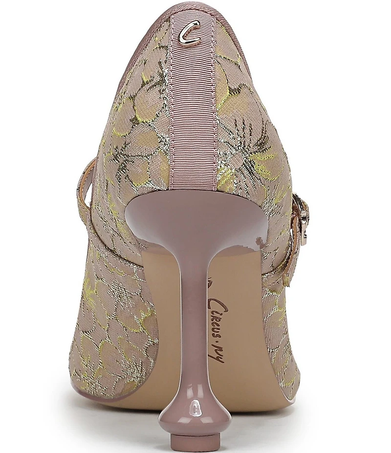 Circus NY by Sam Edelman Vivian Floral Jacquard Bow Mary Jane Ballet Dress Pumps