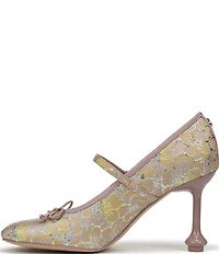 Circus NY by Sam Edelman Vivian Floral Jacquard Bow Mary Jane Ballet Dress Pumps