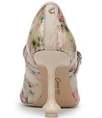 Circus NY by Sam Edelman Vivian Floral Sequin Mary Jane Bow Ballet Dress Pumps