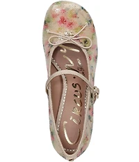 Circus NY by Sam Edelman Vivian Floral Sequin Mary Jane Bow Ballet Dress Pumps