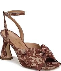 Circus NY by Sam Edelman Wilma Floral Bow Ankle Strap Dress Sandals