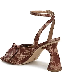 Circus NY by Sam Edelman Wilma Floral Bow Ankle Strap Dress Sandals