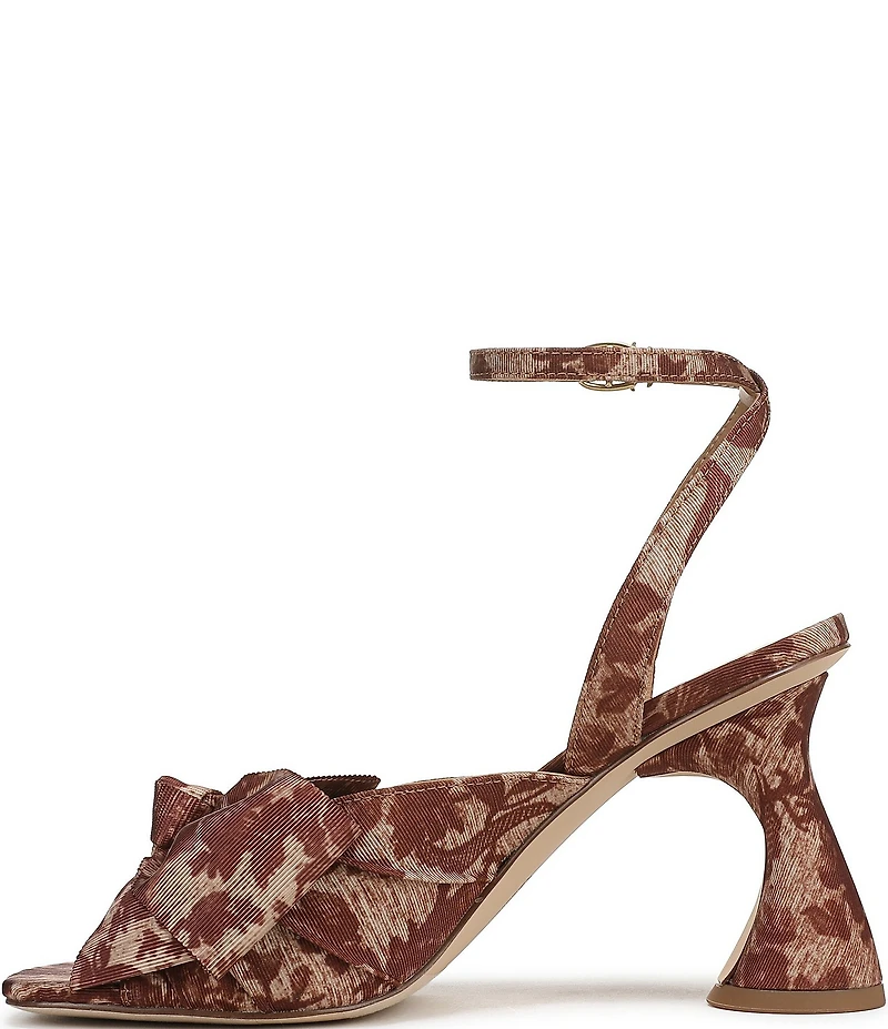 Circus NY by Sam Edelman Wilma Floral Bow Ankle Strap Dress Sandals