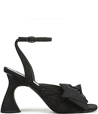 Circus NY by Sam Edelman Wilma Textured Fabric Bow Ankle Strap Dress Sandals