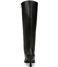 Circus NY by Sam Edelman Yulia Pieced Leather Pointed Toe Kitten Heel Dress Tall Boots