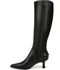 Circus NY by Sam Edelman Yulia Pieced Leather Pointed Toe Kitten Heel Dress Tall Boots