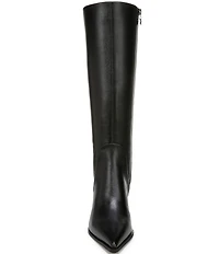 Circus NY by Sam Edelman Yulia Pieced Leather Pointed Toe Kitten Heel Dress Tall Boots