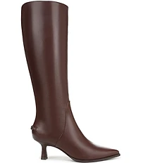 Circus NY by Sam Edelman Yulia Pieced Leather Pointed Toe Kitten Heel Dress Tall Boots