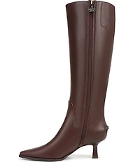 Circus NY by Sam Edelman Yulia Pieced Leather Pointed Toe Kitten Heel Dress Tall Boots