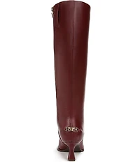 Circus NY by Sam Edelman Yulia Pieced Leather Pointed Toe Kitten Heel Dress Tall Boots