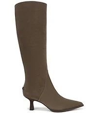 Circus NY by Sam Edelman Yulia Suede Pointed Toe Kitten Heel Tall Dress Boots