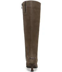 Circus NY by Sam Edelman Yulia Suede Pointed Toe Kitten Heel Tall Dress Boots