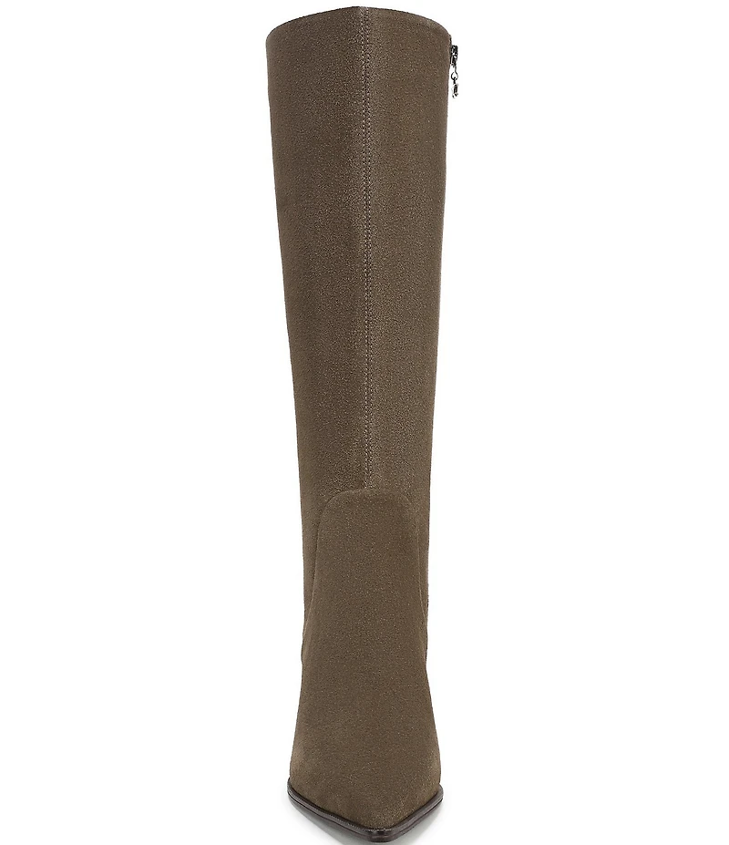 Circus NY by Sam Edelman Yulia Suede Pointed Toe Kitten Heel Tall Dress Boots