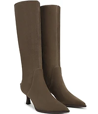 Circus NY by Sam Edelman Yulia Suede Pointed Toe Kitten Heel Tall Dress Boots