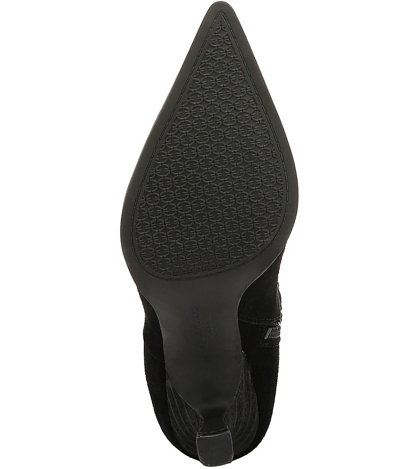 Circus NY by Sam Edelman Yulia Suede Pointed Toe Kitten Heel Tall Dress Boots