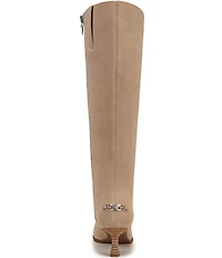 Circus NY by Sam Edelman Yulia Suede Pointed Toe Kitten Heel Tall Dress Boots