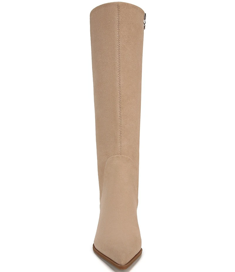 Circus NY by Sam Edelman Yulia Suede Pointed Toe Kitten Heel Tall Dress Boots