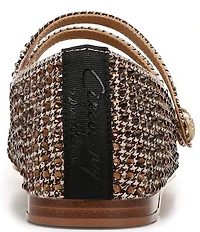 Circus NY by Sam Edelman Zoey Rhinestone Houndstooth Mary Jane Cap Toe Ballerina Flats