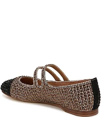 Circus NY by Sam Edelman Zoey Rhinestone Houndstooth Mary Jane Cap Toe Ballerina Flats