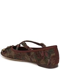 Circus NY by Sam Edelman Zuri Heirloom Floral Print Bow Mary Jane Ballerina Flats