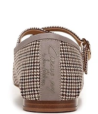 Circus NY by Sam Edelman Zuri Houndstooth Bow Mary Jane Ballerina Flats