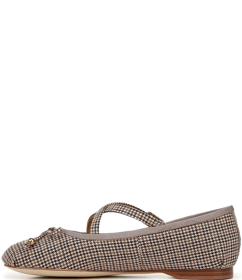 Circus NY by Sam Edelman Zuri Houndstooth Bow Mary Jane Ballerina Flats