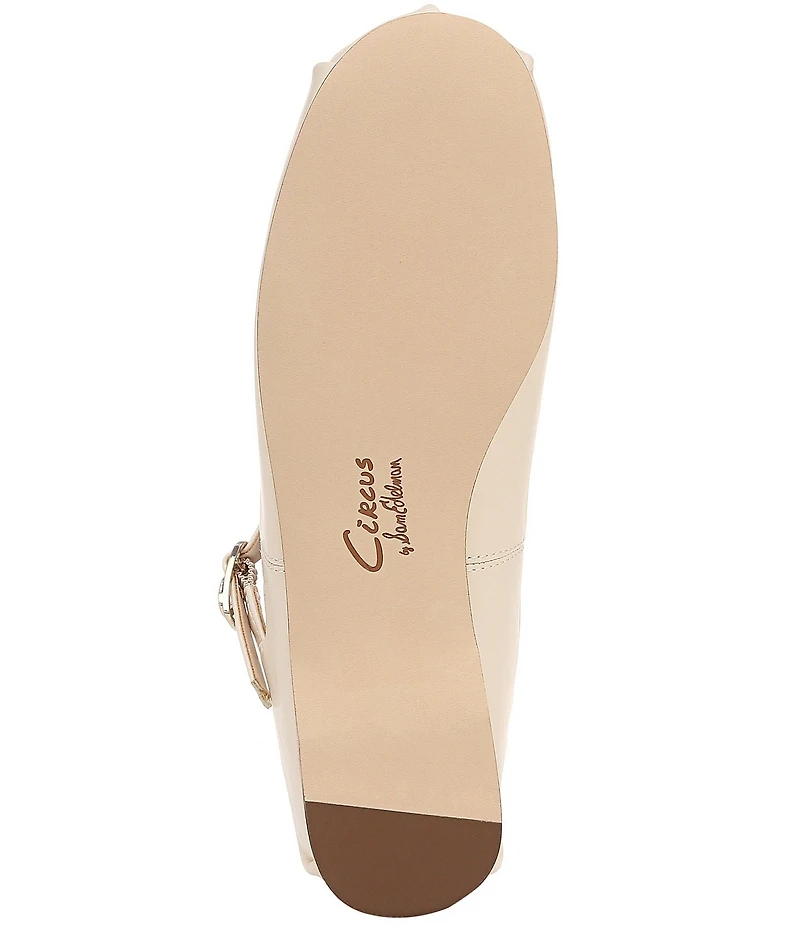 Circus NY by Sam Edelman Zuri Leather Bow Mary Jane Ballerina Flats