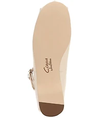 Circus NY by Sam Edelman Zuri Leather Bow Mary Jane Ballerina Flats
